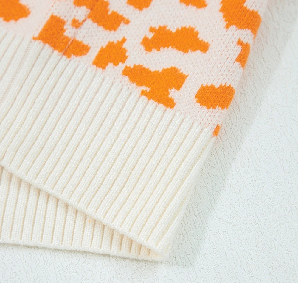Wild & Cozy Chunky Knit Cardi - Sherbet - Picture 6 of 10